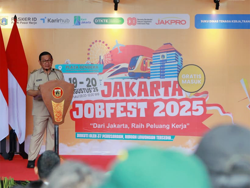  Pramono Sebut Job Fair Jakarta Serap 38,39 Persen Pencari Kerja