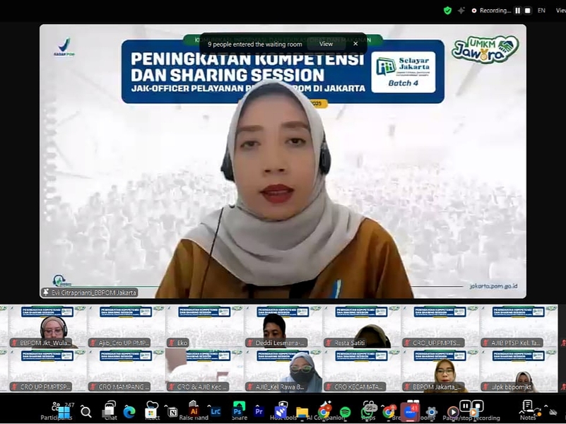 BBPOM di Jakarta Edukasi 600 Jak Officer
