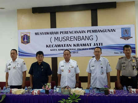 195 Usulan Masuk di Musrenbang Kecamatan Kramat Jati