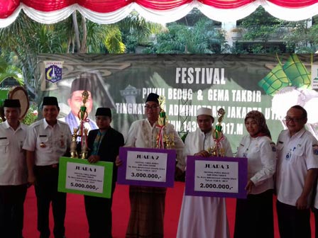 Kecamatan Koja Juara Satu Festival Pukul Bedug dan Takbir Tingkat Kota Jakut 