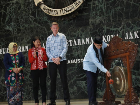 Peluncuran Dokumentasi Stategi Ketahanan Kota Jakarta Sebagai Pedoman Kolaborasi Wujudkan Jakarta Si