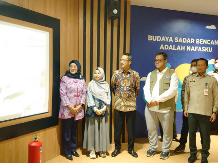 PJ Gubernur Resmikan Ruang Komunikasi, Informaai dan Edukasi Kebencanaan Provinsi DKI Jakarta 