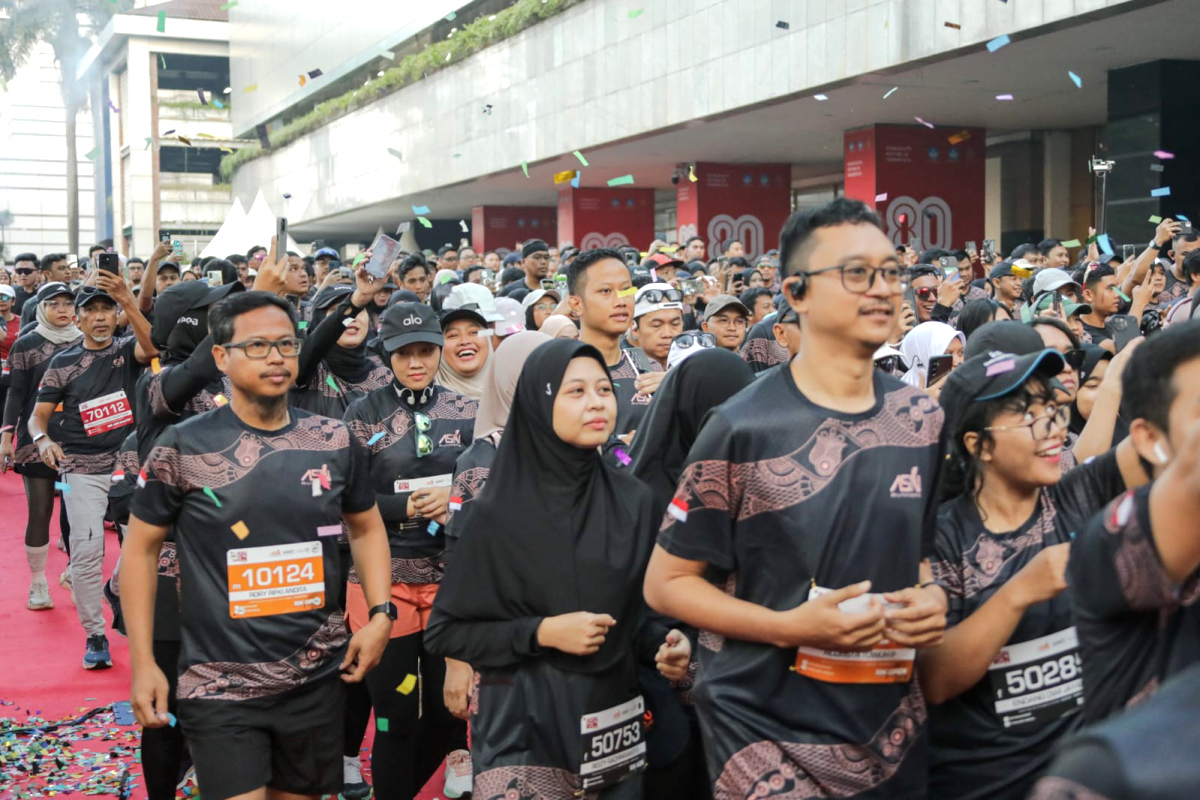 Ribuan Pelari mengikuti ASN Run 2025
