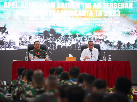 Heru Hadiri Apel Dansat Tersebar TNI AD