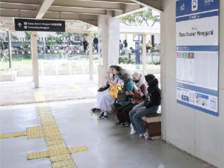 Pelanggan Transjakarta Rute 6M di Halte Manggarai Meningkat 