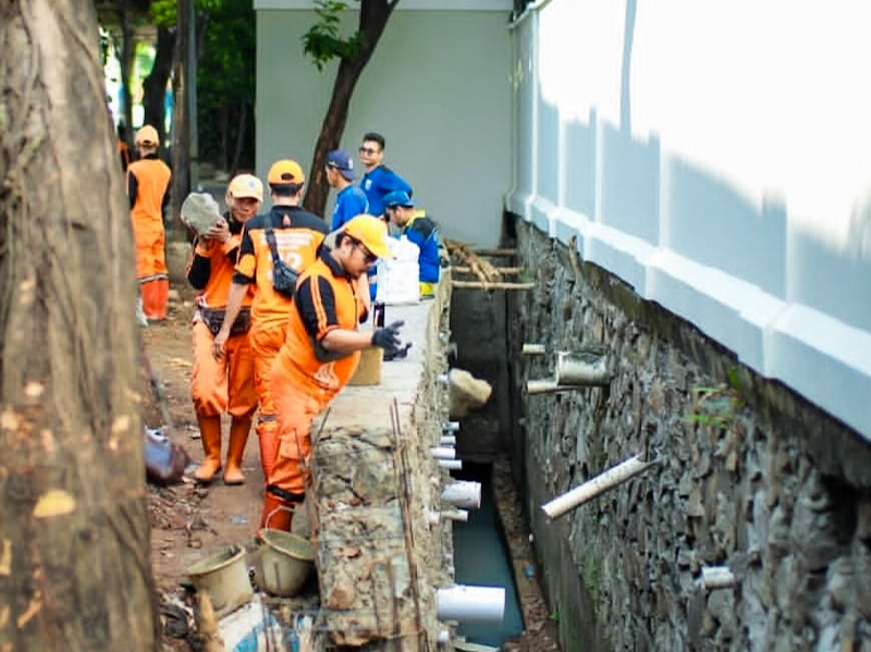 Perbaikan Turap di Jalan Antasari Raya Ditargetkan Rampung Akhir Bulan Ini
