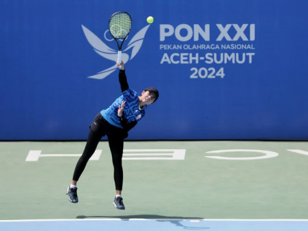 Tenis Putri Jakarta Melenggang ke Partai Final PON XXI 