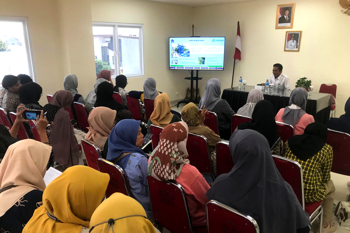 Edukasi Sanitasi Aman di Puskesmas Pancoran