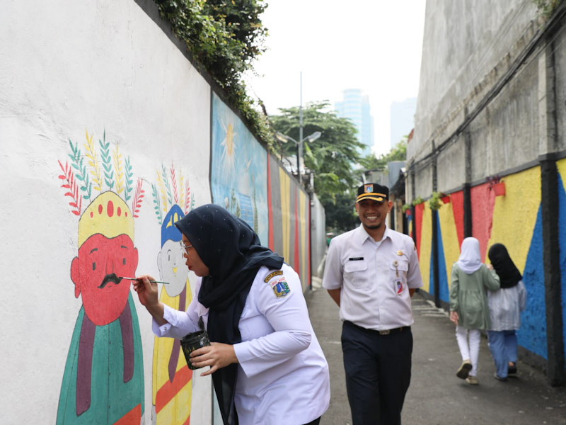  Penataan Kawasan Unggulan TW II di Jalan L Mencapai 90 Persen 