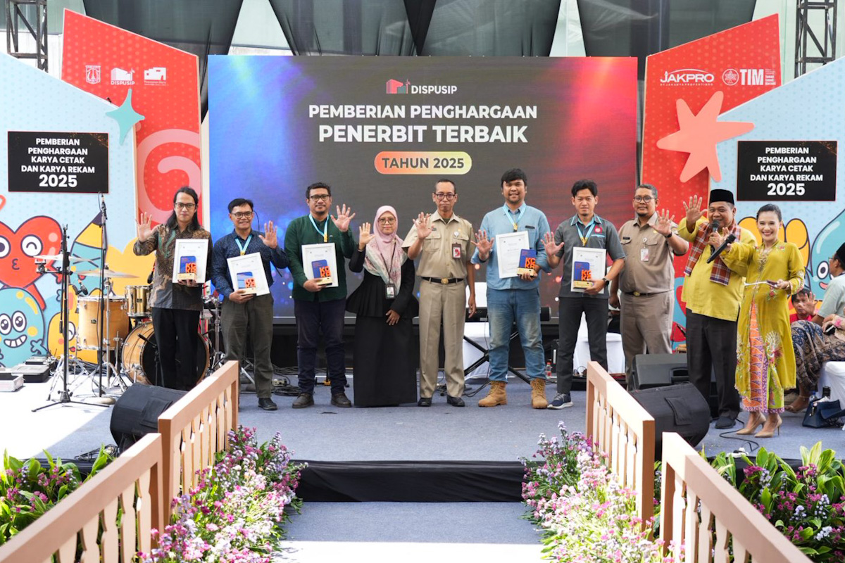 Penerima penghargaan Serah Simpan Karya Cetak dan Karya Rekam Tahun 2025