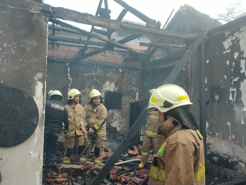 Kebakaran Satu Rumah di Kompleks Hankam Ciracas Berhasil Dipadamkan 