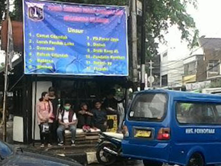 Atasi Kesemrawutan, Kelurahan Pondok Labu Bangun Posko Terpadu