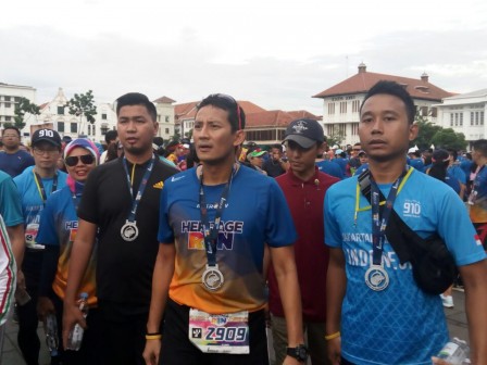 Wagub Ikut Heritage Run di Kawasan Kota Tua