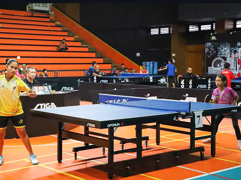 Ratusan Peserta Berkompetisi Indonesia Pingpong League Youth DKI Jakarta 