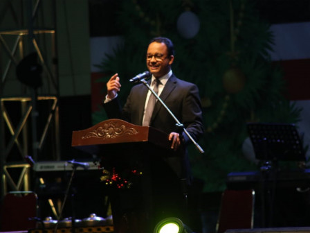 Ribuan Jemaat Ikuti Natal Bersama di Ancol