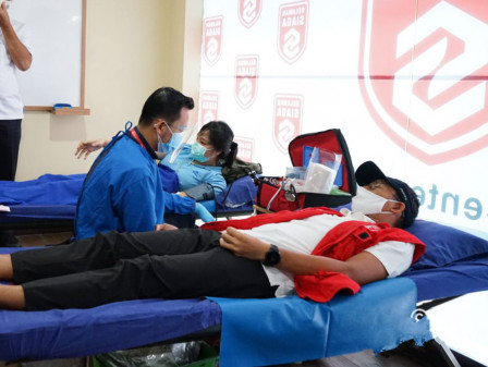  150 Relawan Siaga Lakukan Donor Darah