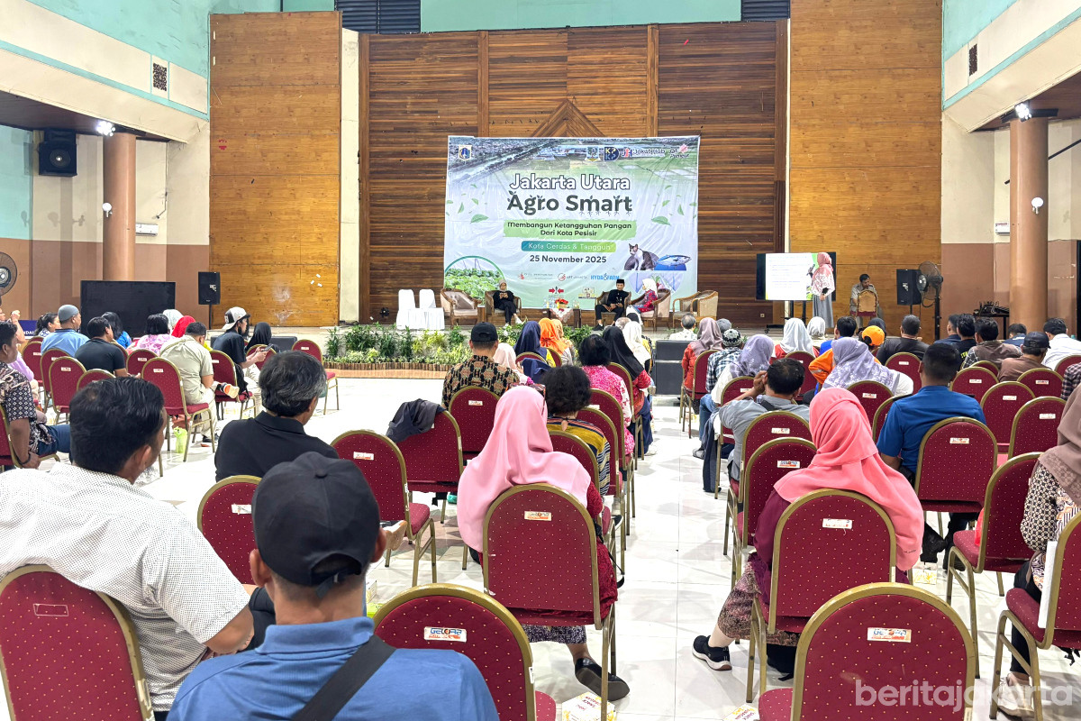 Suasana Talk Show Urban Farming dan Success Story pada kegiatan Jakarta Utara Agro Smart