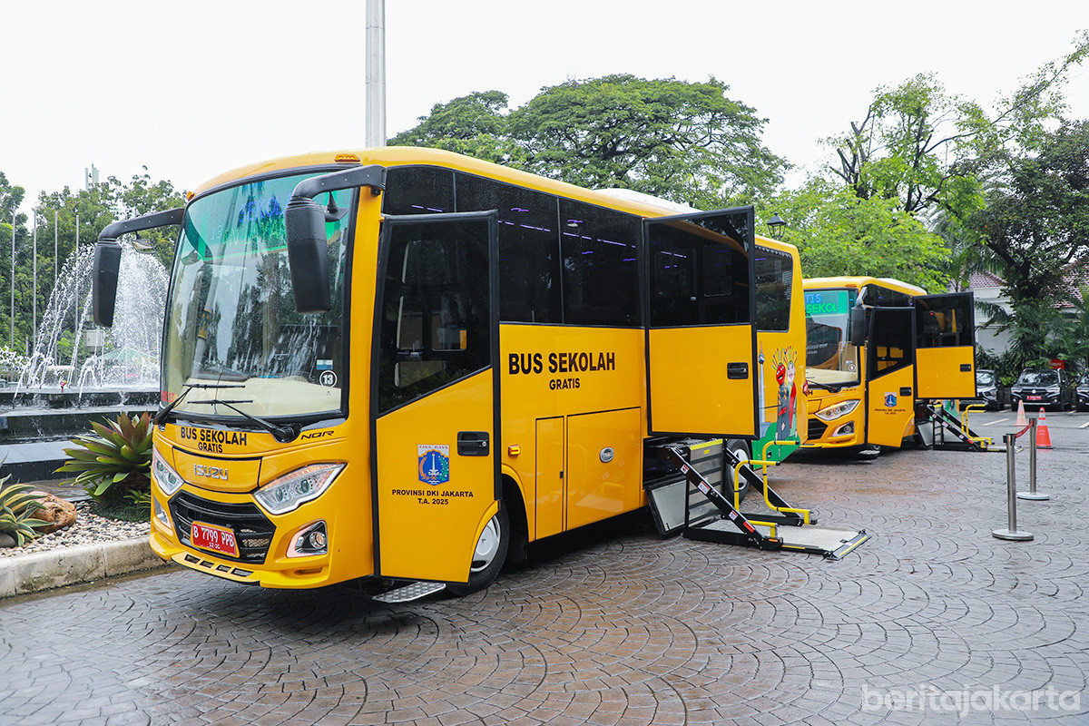 Bus sekolah ramah disabilitas
