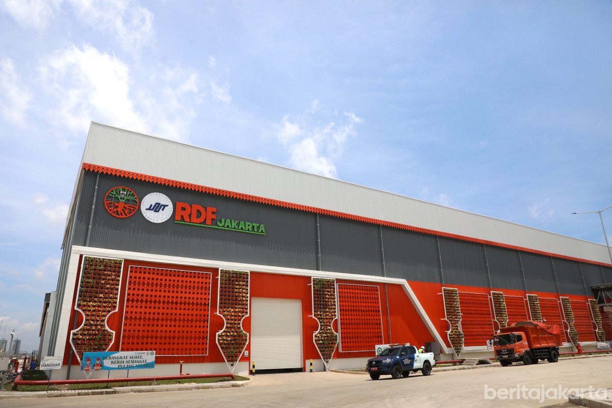 Fasilitas Refuse Derived Fuel (RDF) Plant Rorotan di Jakarta Utara