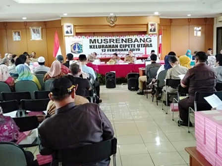 194 Usulan di Musrenbang Cipete Utara Diteruskan