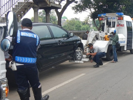  Januari hingga Mei 9.933 Kendaraan di Tindak di Jakbar