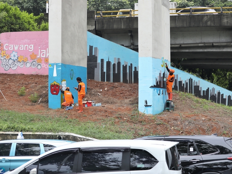 Meriahkan HUT Kota Jakarta, Kelurahan Cawang Bersolek