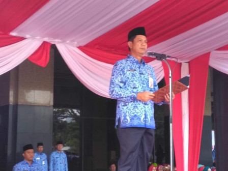 ASN Pemkot Jakbar Gelar Upacara Peringatan Hari Pahlawan