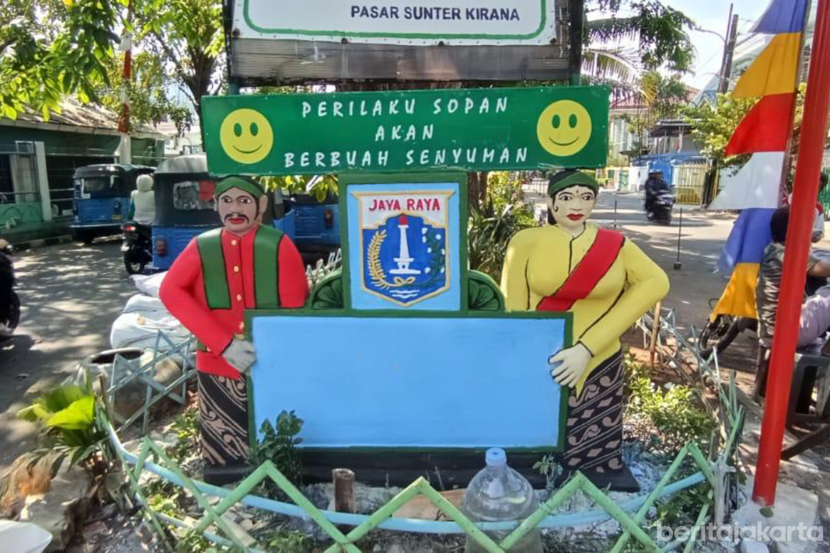 Penataan kawasan unggulan triwulan III di Jalan Sunter Mas Timur