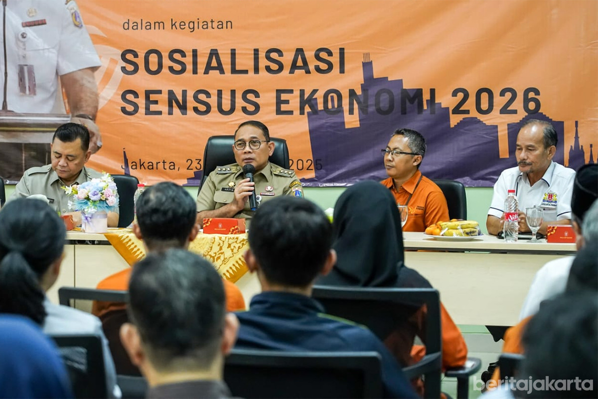 Wali Kota Arifin tampil menjadi narasumber dalam kegiatan sosialisasi sensus ekonomi tahun 2026
