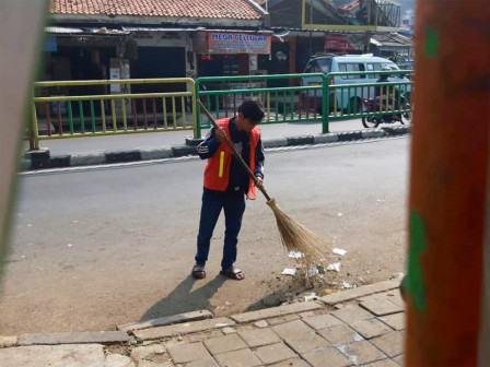        18 Pelanggar PSBB di Tanah Abang Disanksi Kerja Sosial