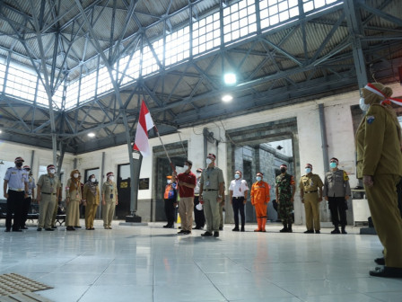 Kominfotik Jakut Inisiasi Pembacaan Teks Proklamasi di Stasiun Tanjung Priok