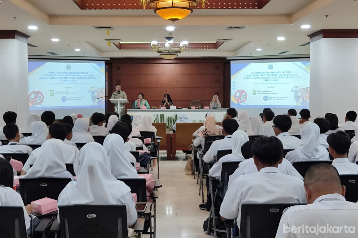 Pembinaan Pemahaman Hukum di Jaksel diikuti 100 pelajar SMP