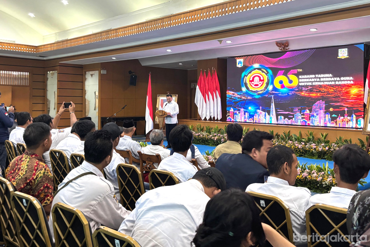 Wali Kota Jakarta Utara, Hendra Hidayat menghadiri kegiatan peringatan HUT Karang Taruna ke-65 