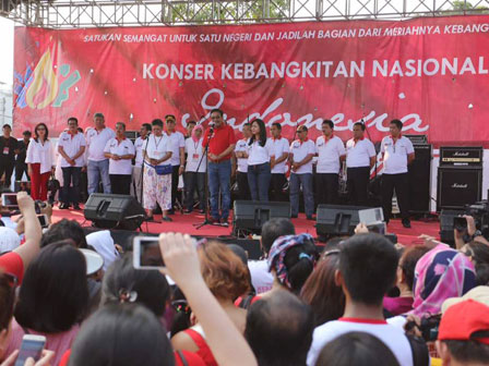 Plt Gubernur Hadiri Konser Peringatan Harkitnas di Waduk Pluit