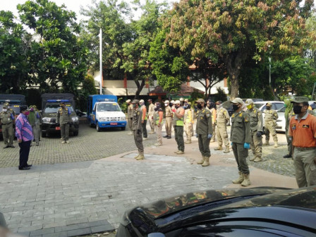  Langgar Protokol Kesehatan, 11 Pengunjung Pasar Kali Baru Disanksi 