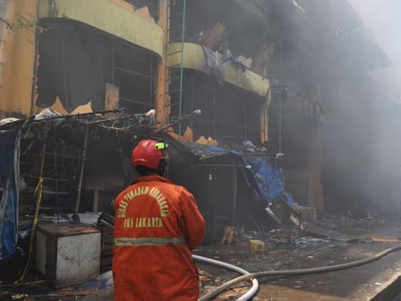 kebakaran senen dok beritajakarta