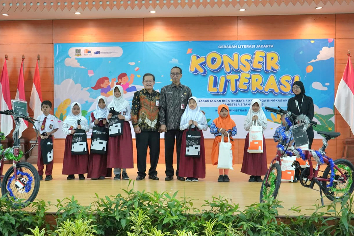 Penyerahan apresiasi bagi peserta IKRA dan Baca Jakarta di Jakut