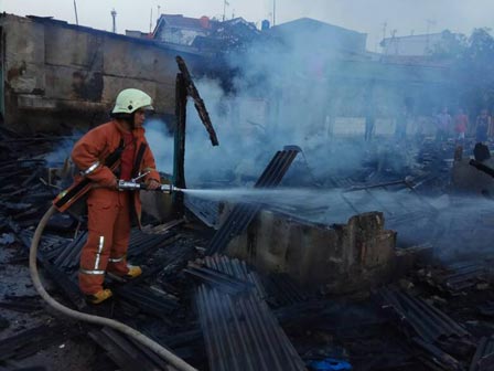 Satu Rumah di Penggilingan Terbakar