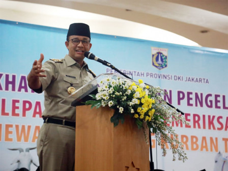  Penutupan Pelatihan Pengelola Masjid dan Pelepasan Petugas Kesehatan Kurban 2019, Anies Sosialisasi