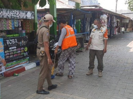 Seorang Warga Pulau Untung Jawa Terjaring Operasi Tertib Masker 