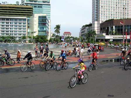 Car Free Day Kembali Digelar di Jl Sudirman-Thamrin