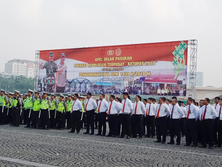 Anies Ikuti Apel Gelar Pasukan Operasi Ketupat Jaya Tahun 2018