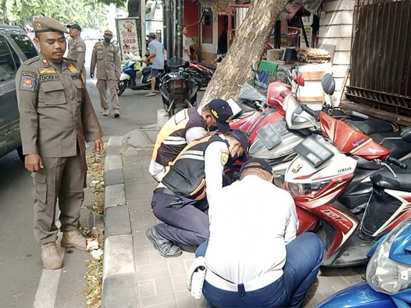 58 Kendaraan Roda Dua Ditertibkan di Cengkareng