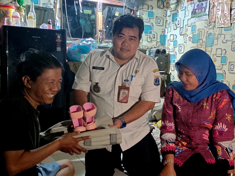 Kelurahan Susukan Terus Monitor Perkembangan Balita Lumpuh Layuh