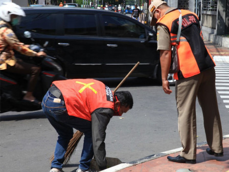  21 Warga Terjaring Penegakan Aturan Pemakaian Masker di Jalan Salemba 