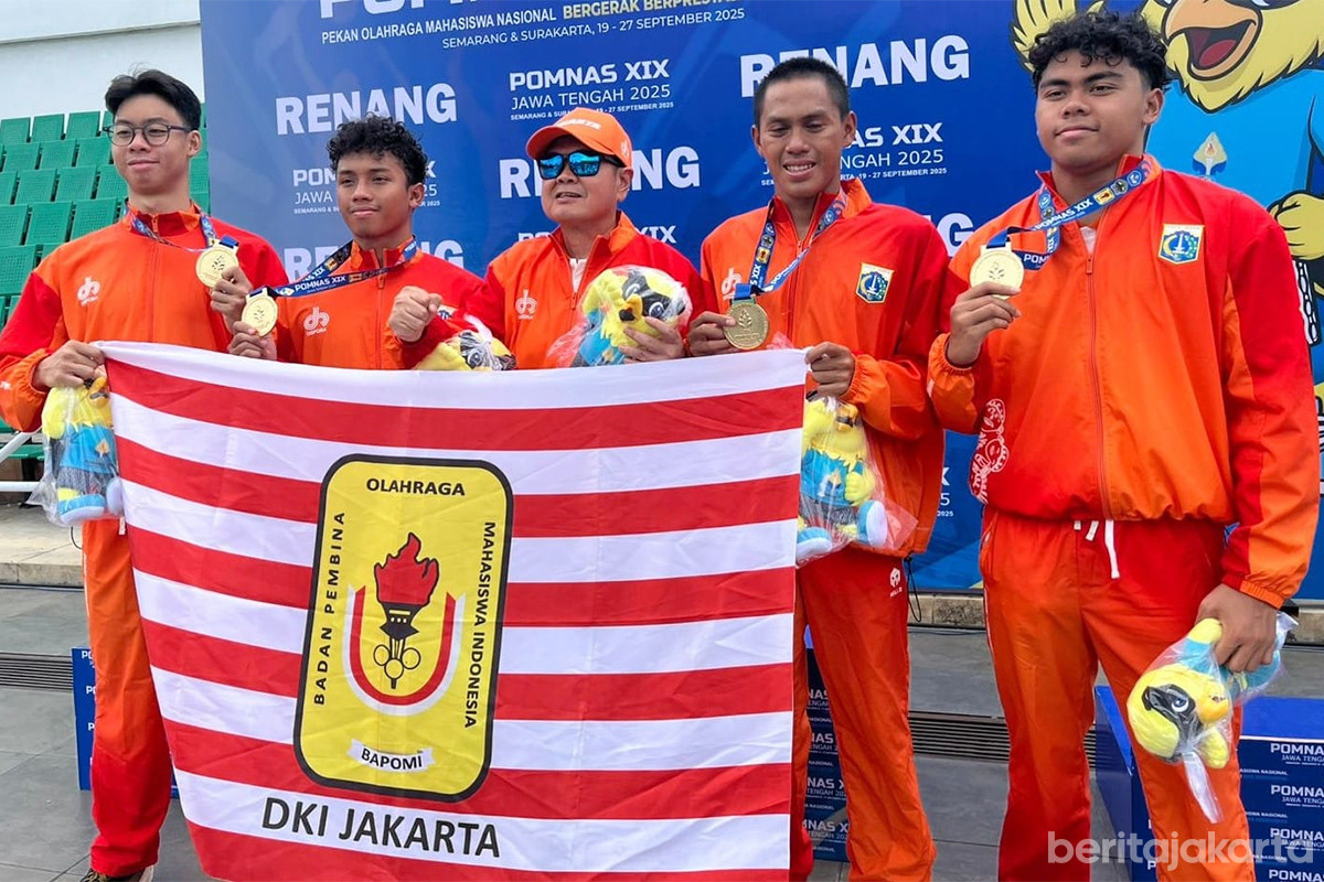 Kontingen DKI Jakarta yang berlaga di POMNas XIX