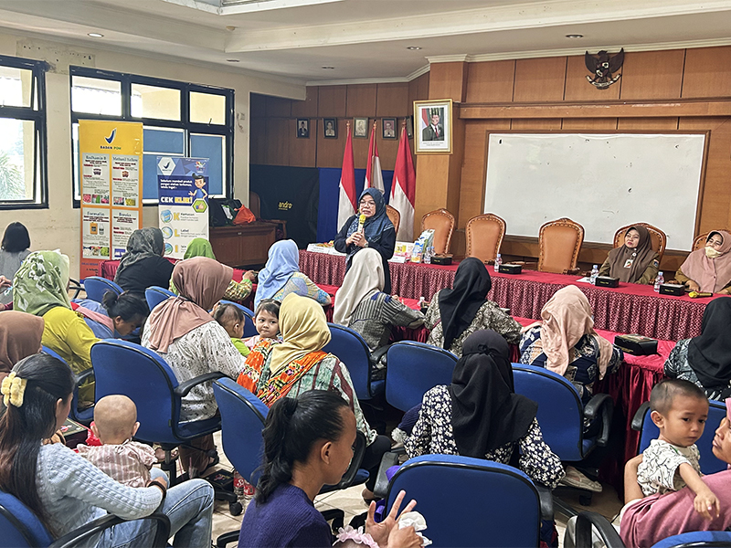BBPOM Jakarta Gelar Edukasi Gizi di Pademangan Timur
