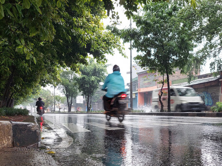 Jakbar, Jaksel, dan Jaktim Berpotensi Diguyur Hujan Hari Ini