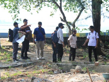 Dispora DKI Survey Lokasi Pembangunan GOR di Pulau Karya