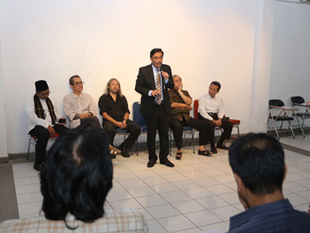 Gubernur Halal Bihalal di Institut Kesenian Jakarta 